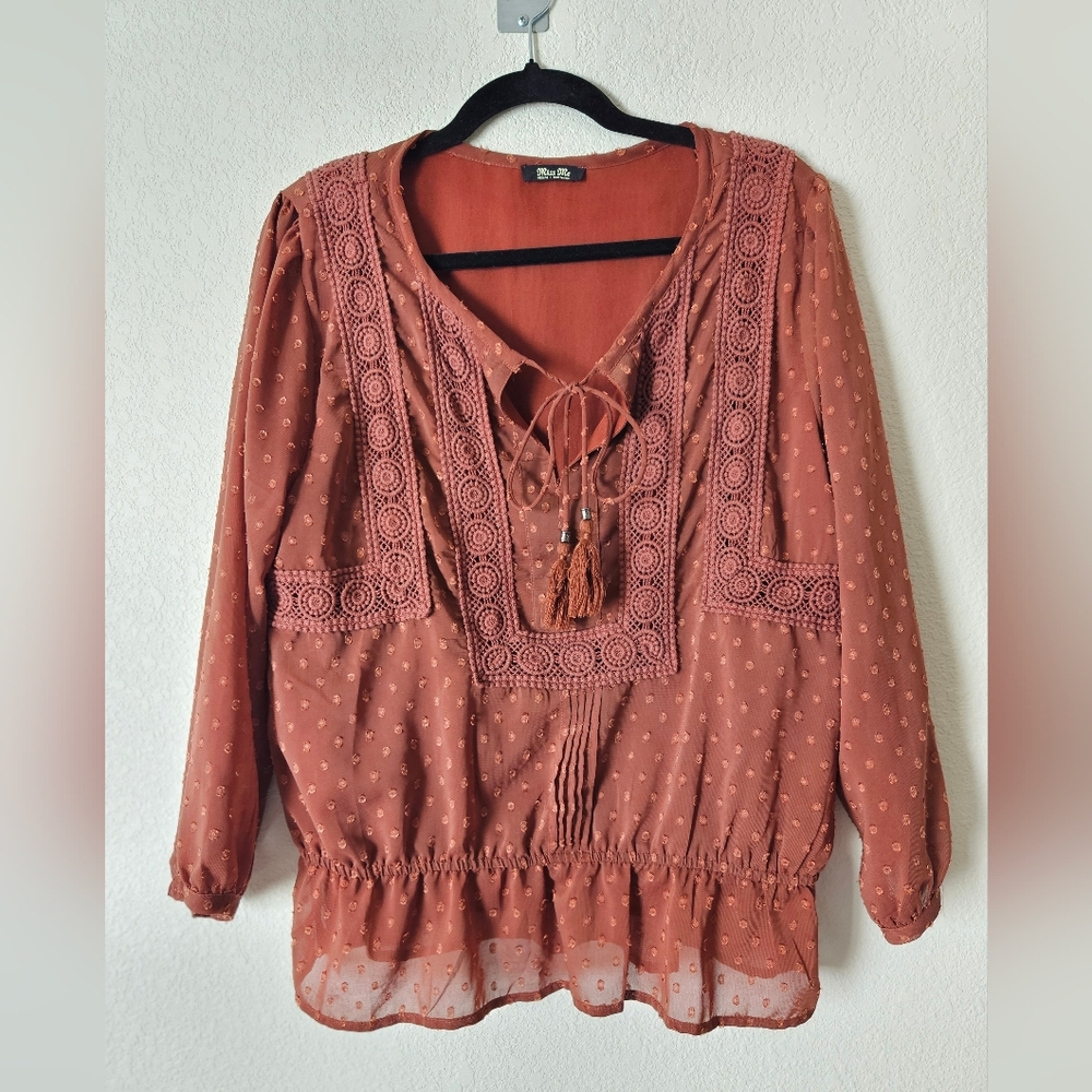 Miss Me Peasant Blouse